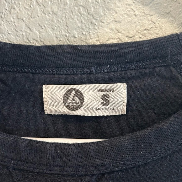 American Giant crew top size S black - Picture 2 of 2